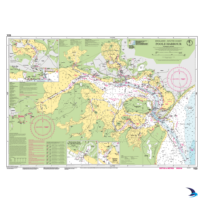 Poole Harbour Navigation Chart